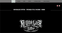 Desktop Screenshot of mividaloca-tattoo.com