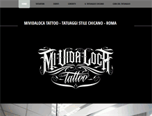 Tablet Screenshot of mividaloca-tattoo.com